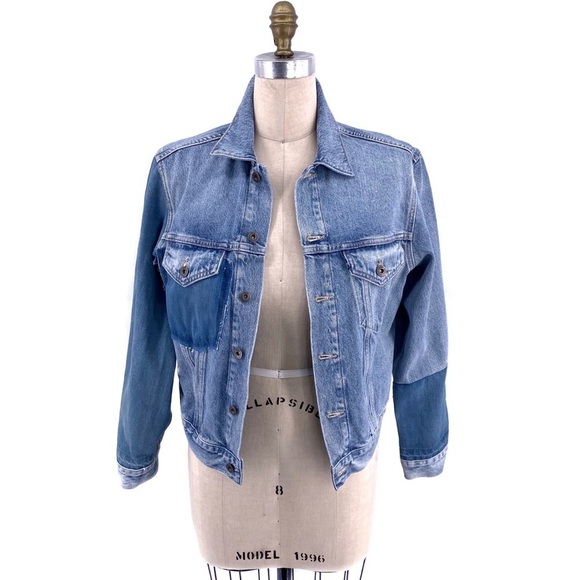 NWT Levi's Made & Crafted Patchwork Denim Jacket - Picture 3 of 16